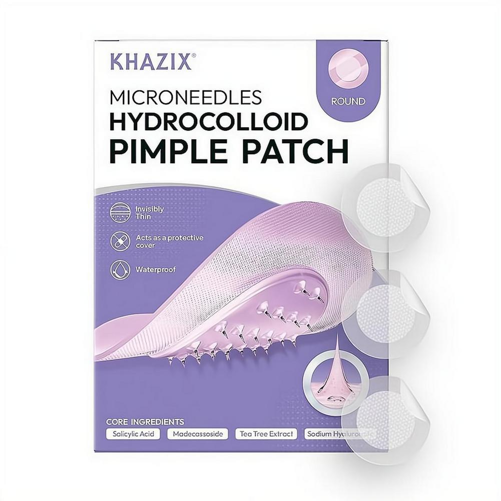 Hydrocolloid Pimple Patch - 24 unidades de adesivos transparentes para