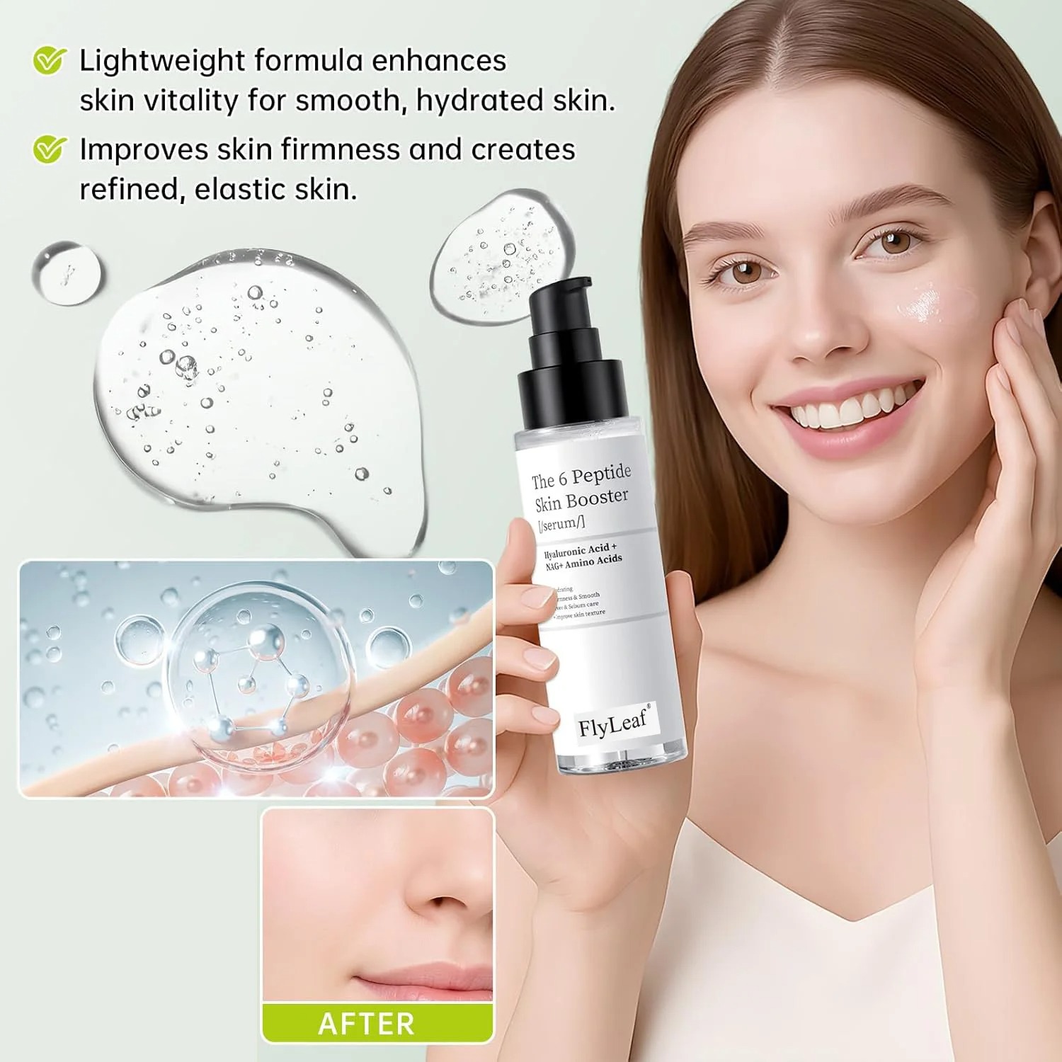 Tônico Facial Peptídico de 150 - Hyaluronic Acid Facial Serum avaliação e preço