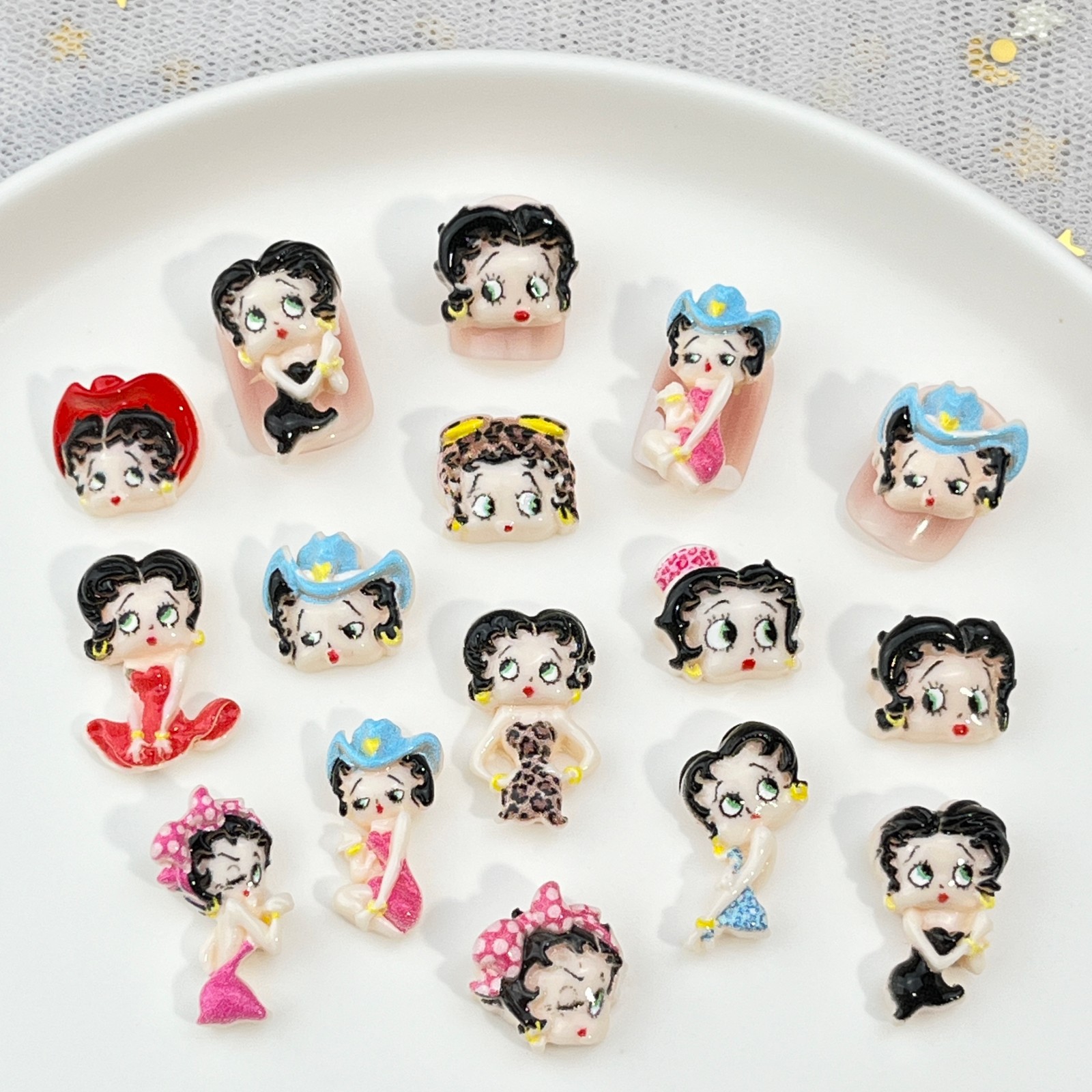 100 peças de Acessórios de Unh - Nail Art avaliação e preço