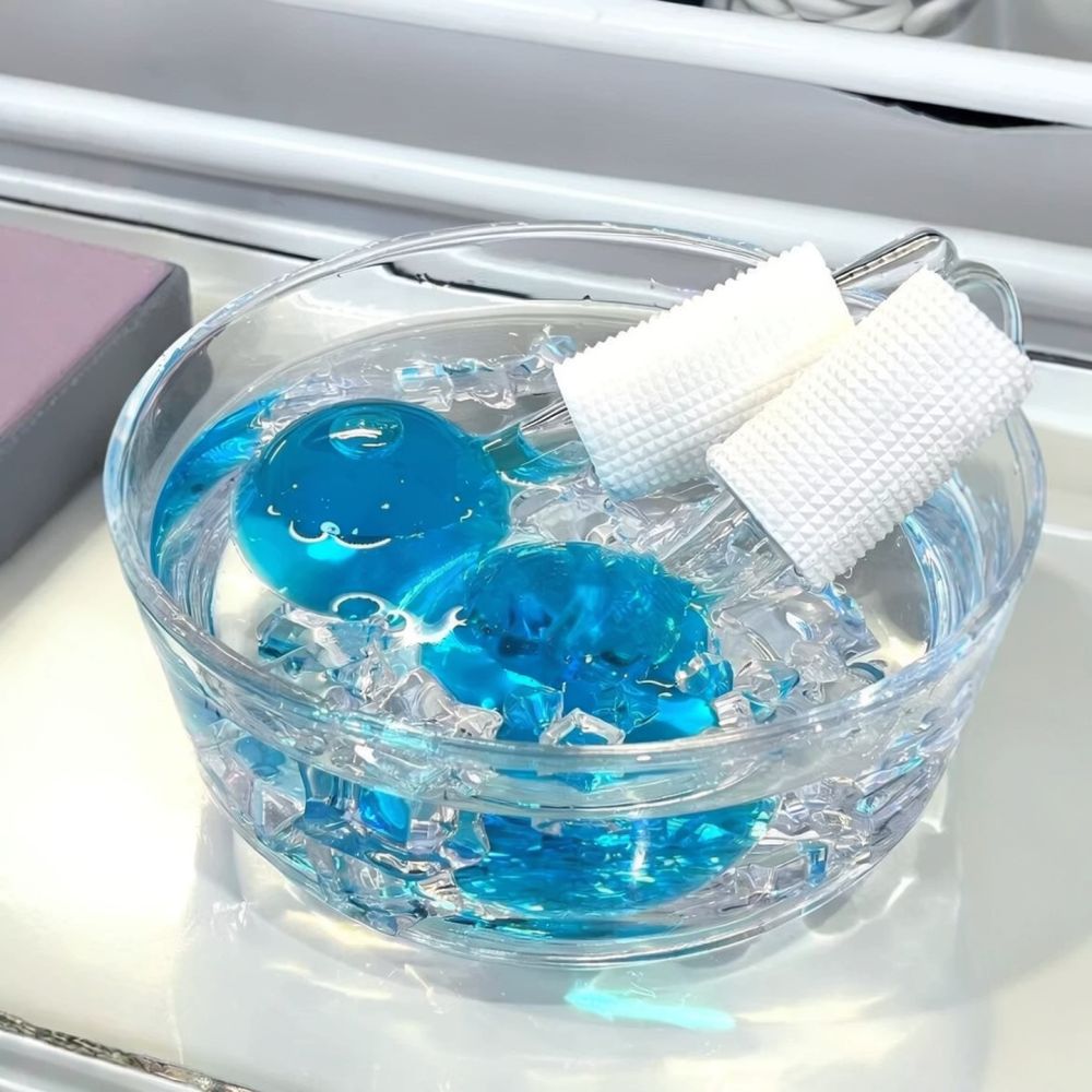 Esferas de gelo para massagem  - Face Ice Roller Puffiness avaliação e preço