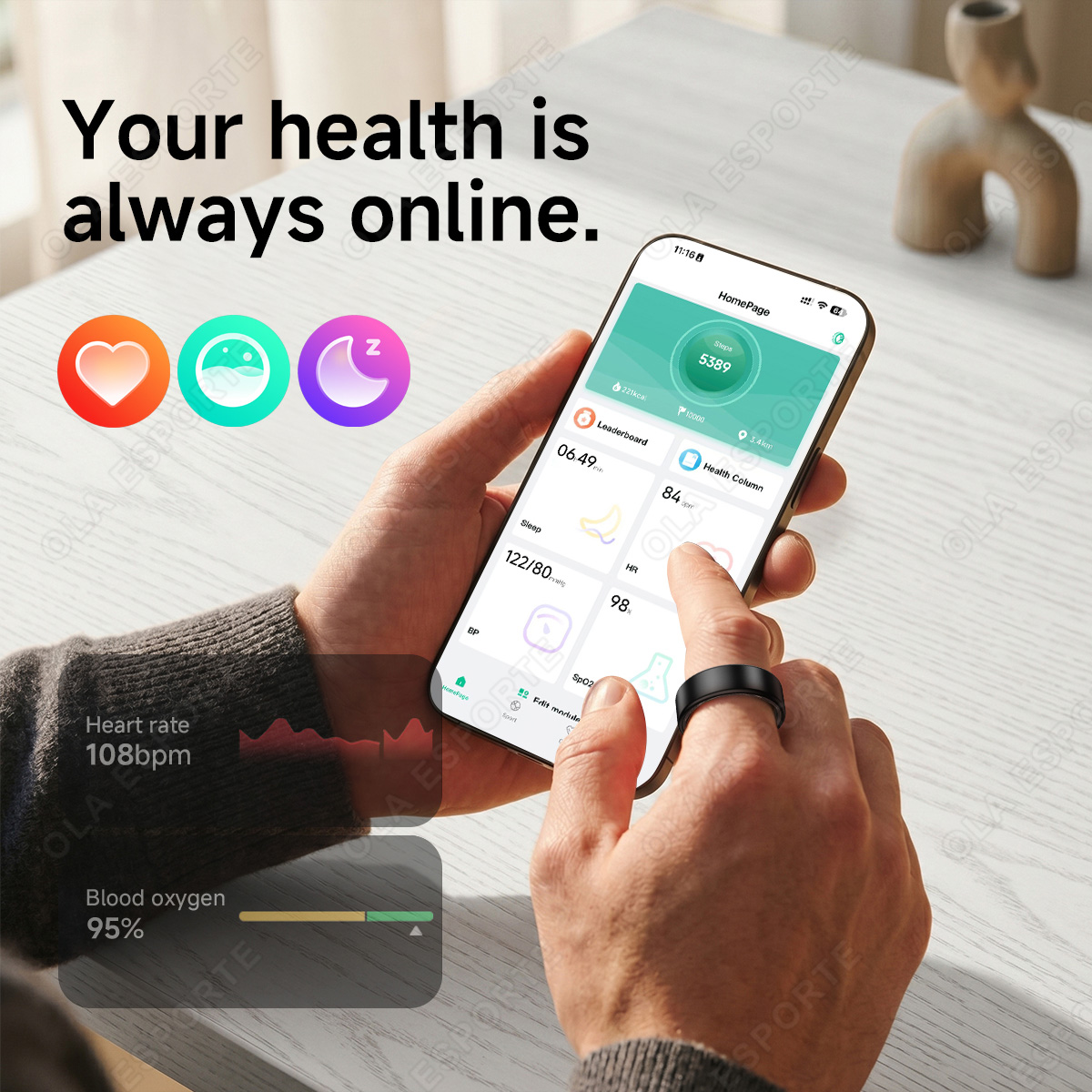 Anel Inteligente R10 com Estoj - Health Monitors avaliação e preço
