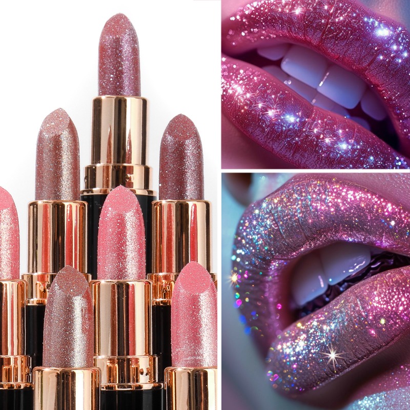 Batom metálico com glitter dia - Matte Velvet Lip Tint Long Lasting avaliação e preço